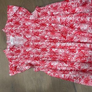 Avata smocked babydoll top XL